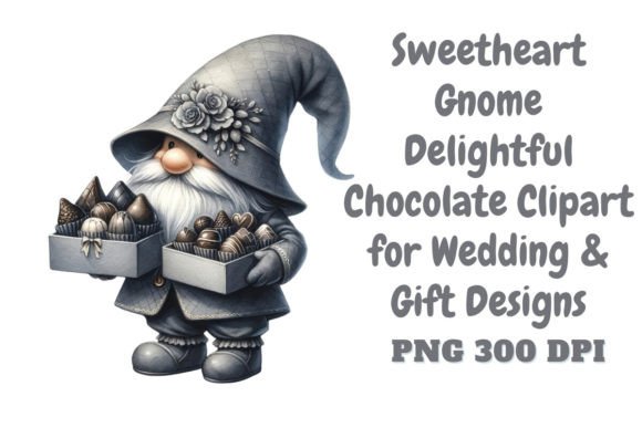 Chocolate Clipart for Wedding & Gift: A Sweet Design Asset