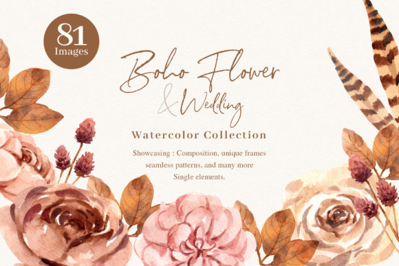 Effortless Elegance: The Art of Boho Watercolor Florals