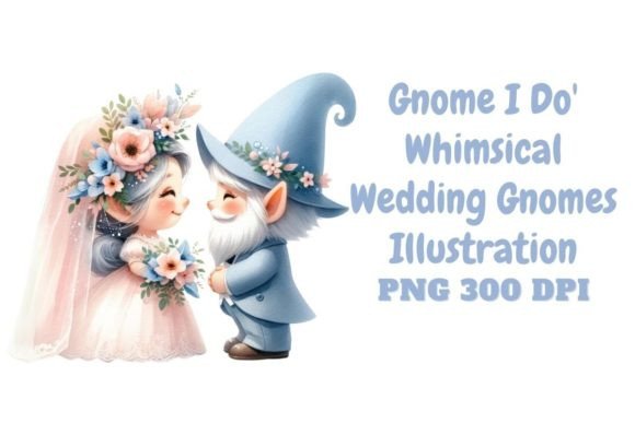 Gnome I Do: Whimsical Wedding Sublimation for Magical Designs