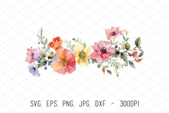 Watercolor Floral Wedding Border Clipart: A Designer's Secret Weapon