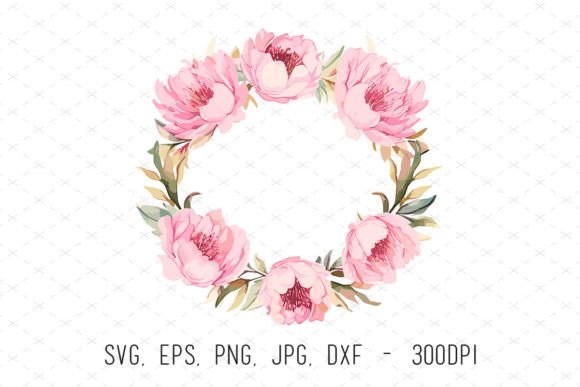 Watercolor Peonies: The Perfect Frame for Wedding Designs
